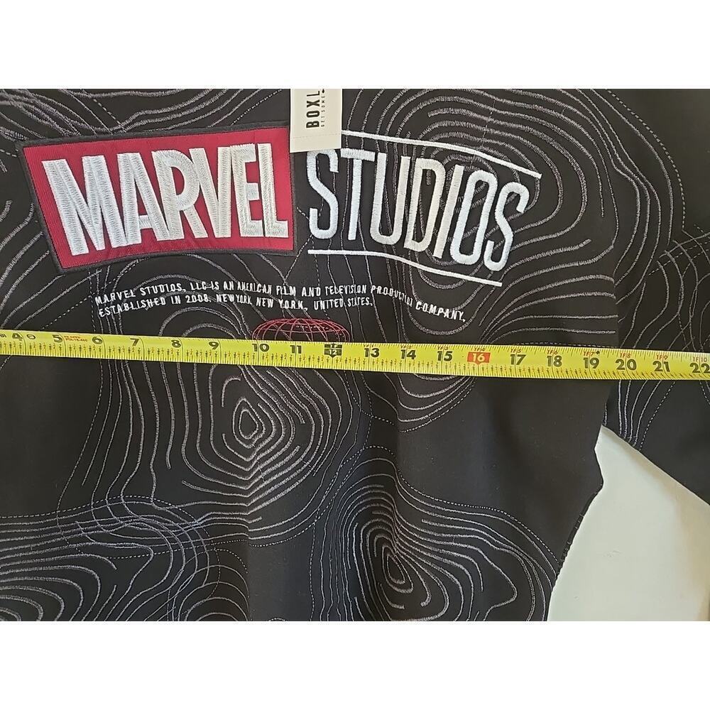 Marvel Studios Logo Topographic Pattern Crewneck-… - image 9